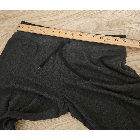 Victoria Sport Jogger Charcoal Gray Drawstring Cuffed Pants Womens Size Medium - Picture 7 of 8